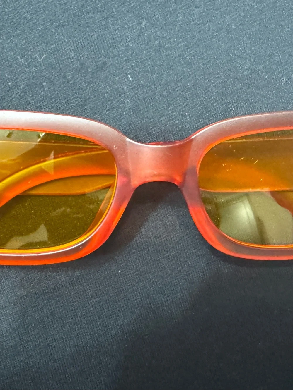 Orange Sunglasses Yellow-Tinted